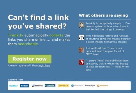 Trunk.ly - The new era of social bookmarking | Social Media Content Curation | Scoop.it