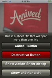 Beautifully done UIAlertView and UIActionSheet replacements inspired by TweetBot | iPhone and iPad development | Scoop.it