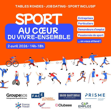 Sport au coeur du vivre ensemble - 2 avril 2026 | 3 - Innovations sociales | Scoop.it