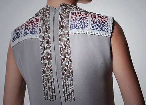QR code dresses transmit vital data direct from the catwalk | DVICE | QR-Code and its applications | Scoop.it