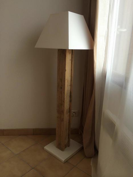 Lampe Design Réalisée Avec Une Palette / Design Pallet Lamp | 1001 Pallets ideas ! | Scoop.it
