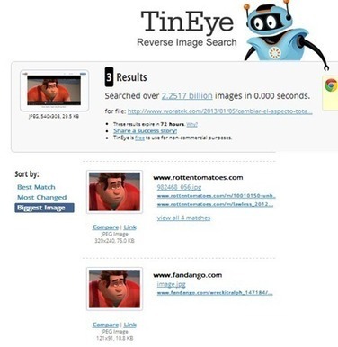 TinEye, detectar fotos robadas, su procedencia y cambios que ha tenido | TIC & Educación | Scoop.it