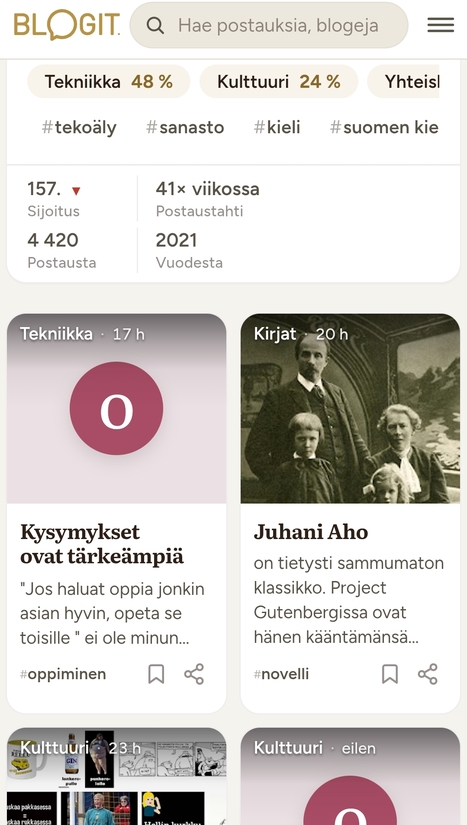 Oppitori &mdash; Blogit.fi | 1Uutiset - Lukemisen t&auml;hden | Scoop.it