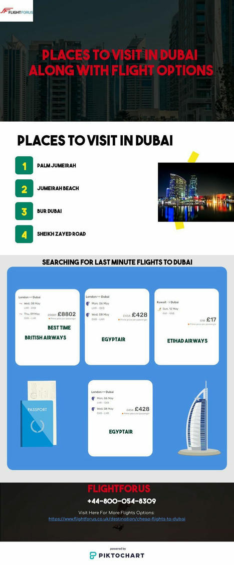 Dubai Travel Guide | 🧣 +44-800-054-8309✈️ | Top Destinations & Flight Options | | Flight For Us | Scoop.it