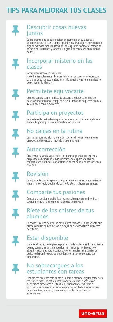 11 Recomendaciones para Hacer tus Clases más Interesantes | TIC & Educación | Scoop.it