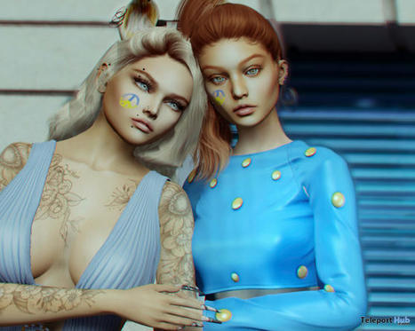 Stand With Ukraine Peace Sign Tattoo For Lelutka EvoX March 2022 Gift by Geddins-Swot | Teleport Hub - Second Life Freebies | Second Life Freebies | Scoop.it