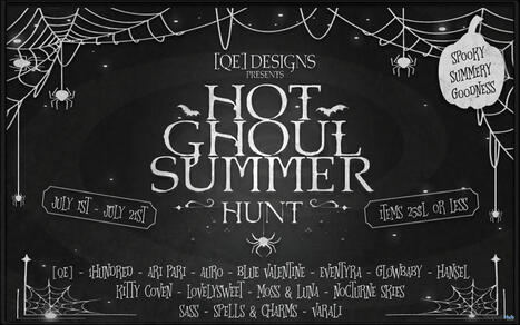 [QE] Designs&rsquo; Hot Ghoul Summer Hunt 2024 | Teleport Hub - Second Life Hunts | Second Life Freebies | Scoop.it