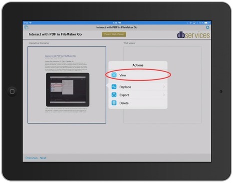 Interactive PDFs in FileMaker Go | Learning Claris FileMaker | Scoop.it