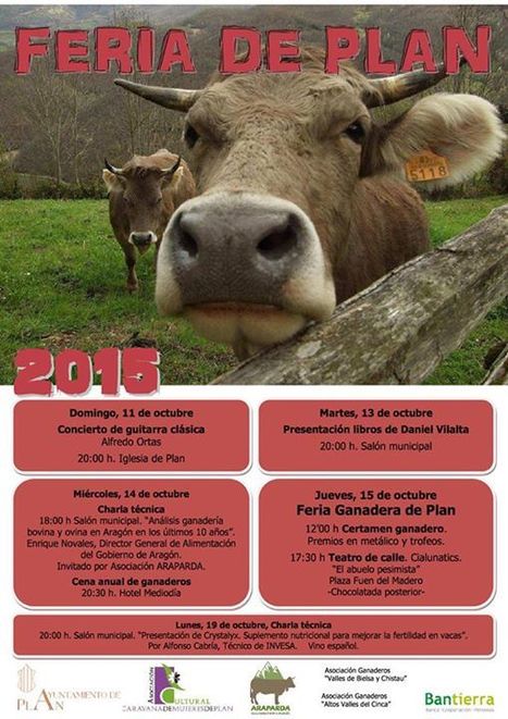 Feria de Plan du 11 au 15 octobre | Vallées d'Aure & Louron - Pyrénées | Scoop.it