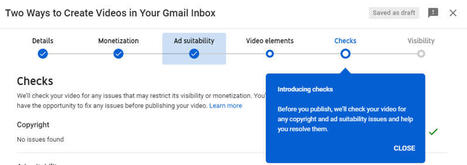 New Copyright Compliance Checks in YouTube | Free Technology for Teachers | Tools design, social media Tools, aplicaciones varias | Scoop.it