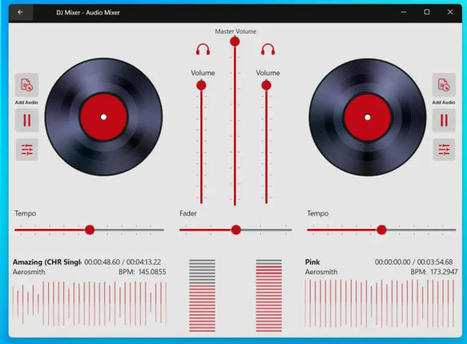 Djay DiscDJ Music Player : Μετατρέψτε τον υπολογιστή σας σε ένα πλήρως εξοπλισμένο σύστημα DJ | techno and social | Scoop.it