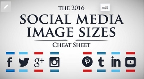 2016 Social Media Image Sizes Cheat Sheet | Simply Social Media | Scoop.it