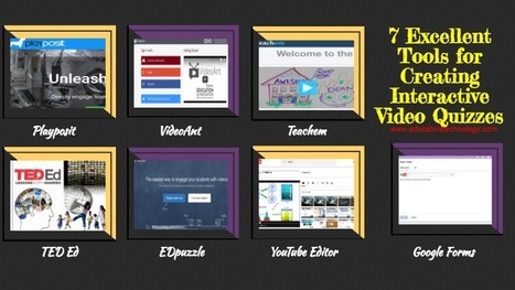 7 Excellent Tools for Creating Interactive Video Quizzes | ks3humanities | Scoop.it