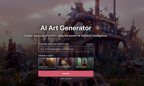 🤖 🖼 AI Art Generator, AI Art Maker | Digital Delights - Images & Design | Scoop.it