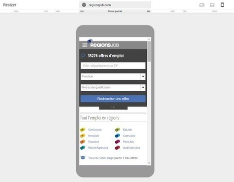 Google lance Resizer, un outil interactif pour tester un site sur plusieurs écrans | Nouvelles pratiques de communication et de médiation | Scoop.it