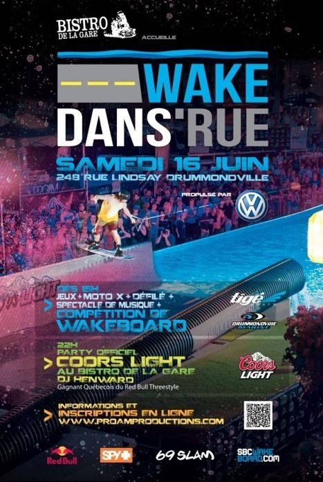 LE WAKE DANS’ RUE 2012 PREND SON ENVOL À DRUMMONDVILLE! | PRO AM Productions | Plusieurs idées pour la gestion d'une ville comme Namur | Scoop.it