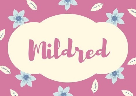 Tante Mildred = Aunt Mildred | Name News | Scoop.it