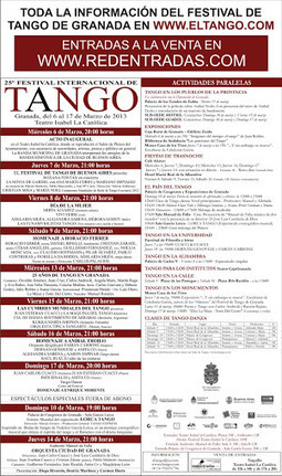 Festival de Tango de Granada | Mundo Tanguero | Scoop.it