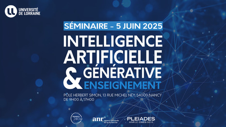 [Replay] (Re)Visionnez le séminaire Intelligence artificielle générative & enseignement ! | IA générative (IAg) et pédagogie | Scoop.it