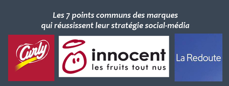 Les 7 points communs des marques  qui réussissent leur stratégie social-média | Community Management | Scoop.it