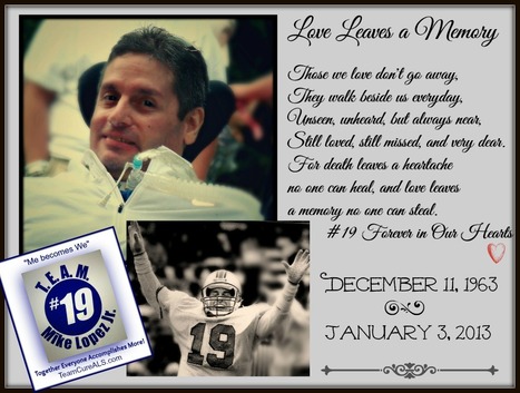 *Remembering Michael Today and Every Day* #19 Forever in Our Hearts | #ALS AWARENESS #LouGehrigsDisease #PARKINSONS | Scoop.it