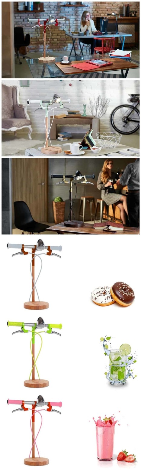 Bike Me Home – Industrial Kid Desk Lamps Bring Cycling Obsession To Your Desk | 1001 Recycling Ideas ! | Scoop.it