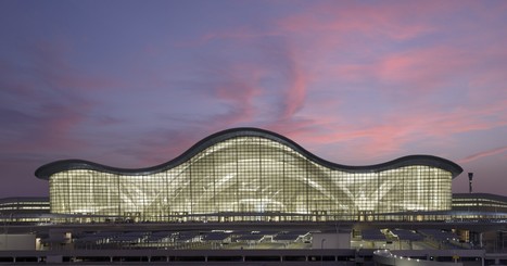 Undulating desert sand dunes inform Abu Dhabi airport "mega terminal" | Hamptons Real Estate | Scoop.it