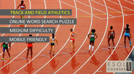 Track and Field Athletics Word Search | English Word Power | Scoop.it