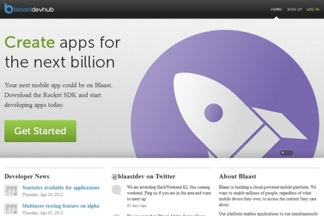 Blaast opens cloud-based mobile app platform to global developers | Cloud Computing News | Scoop.it