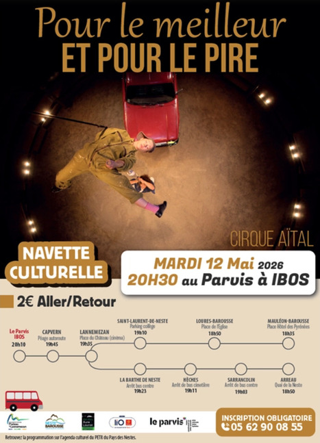 Spectacle circassien le mardi 12 Mai &agrave; Ibos avec la Navette culturelle intercommunautaire&nbsp; | Vall&eacute;es d'Aure & Louron - Pyr&eacute;n&eacute;es | Scoop.it