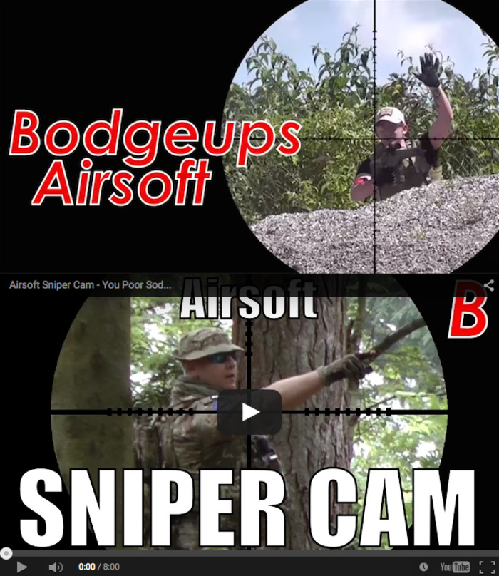 Airsoft Sniper Cam - You Poor Sod... - New Video from Bodgeups! - YouTube | Thumpy's 3D House of Airsoft™ @ Scoop.it | Scoop.it