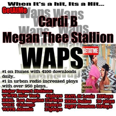 GetAtMe- Cardi B & Megan Thee Stallion is #1 in dowloads on itunes and #1 in increased urban airplay movement... | GetAtMe | Scoop.it
