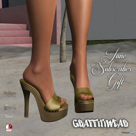 High Heels June 2021 Subscriber Gift by Graffitiwear | Teleport Hub - Second Life Freebies | Second Life Freebies | Scoop.it