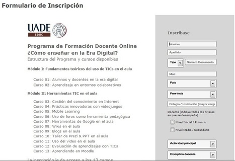 13 cursos gratuitos sobre TIC en la educación | Gustavo Martínez ... | EduTIC | Scoop.it