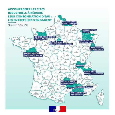 Plan Eau : le Gouvernement accompagne 50 sites industriels pour une gestion plus sobre de l&rsquo;eau | Biodiversit&eacute; | Scoop.it