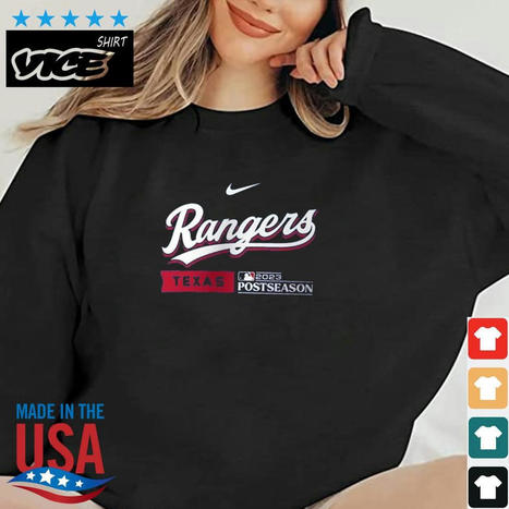 Women's Nike Royal Texas Rangers 2023 Postseason Authentic Collection Dugout T-Shirt