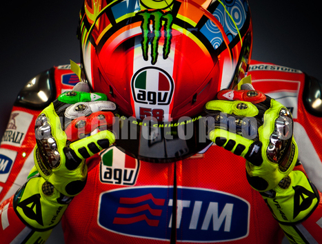 Andrew Wheeler VR46 #58 HELMET LIMITED EDITION CANVAS PRINT 2011 | Ductalk: What's Up In The World Of Ducati | Scoop.it