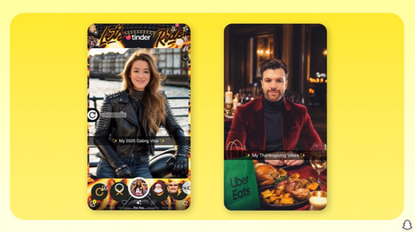 Snapchat annonce l'arrivée des Lenses sponsorisées générées par l'intelligence artificielle | Réseaux sociaux | Scoop.it