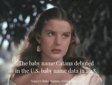 Where did the baby name Catana come from? – | Name News | Scoop.it