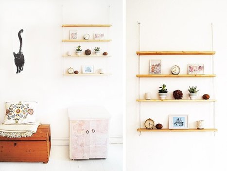 A Hanging Rope Shelf | 1001 Recycling Ideas ! | Scoop.it