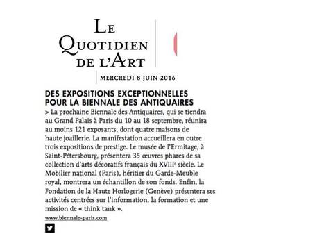 Des expositions exceptionnelles pour la Biennale des Antiquaires  | La Biennale - Paris | Scoop.it