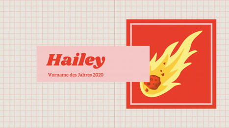 Vorname des Jahres 2020: Hailey = Name of the year | Name News | Scoop.it