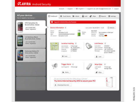 Avira Free Android Security findet Smartphones wieder | ICT Security-Sécurité PC et Internet | Scoop.it