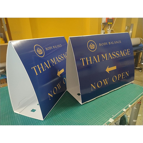 Corflute Triangular Sign: Eye-Catching and Versatile! | Creative Signage & Innovative Printing Trends | Scoop.it