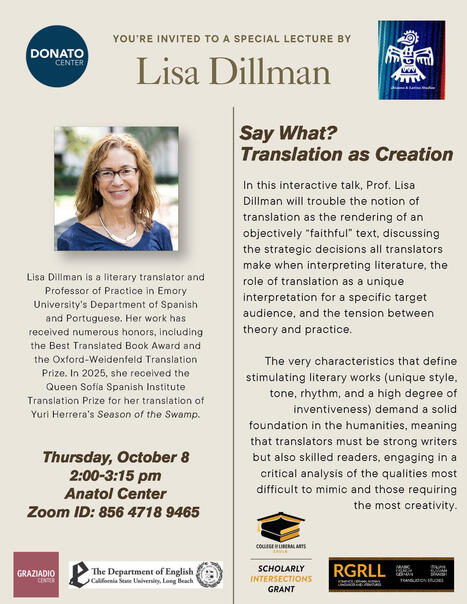 Say What? Translation as Creation: A Guest Lecture by Lisa Dillman | Metaglossia: The Translation World | Scoop.it
