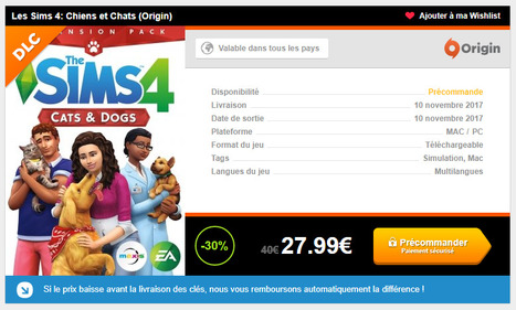 Chiens Et Chats In Les Sims Page 3 Scoopit