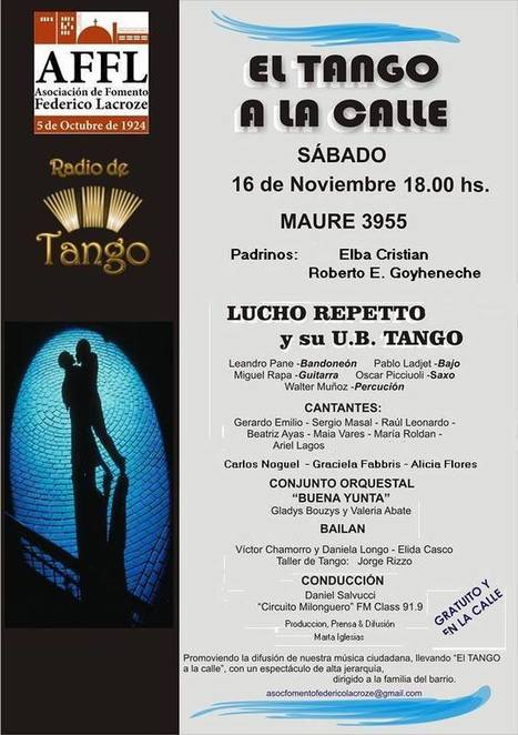 El Tango a la calle | Mundo Tanguero | Scoop.it