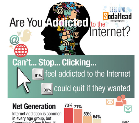 Why Most People Say They’re Addicted to the Internet [INFOGRAPHIC] | Digital Delights - Digital Tribes | Scoop.it