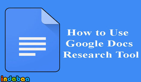 Use Google Docs Research Tool: How-to | Information and digital literacy in education via the digital path | Scoop.it