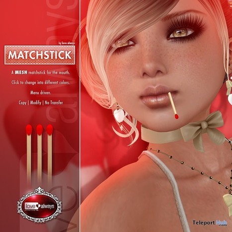 Matchstick for Mouth by love always | Teleport Hub - Second Life Freebies | Teleport Hub | Scoop.it